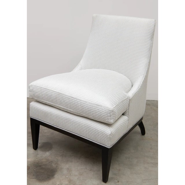 Pair of Highland House Caswell slipper chairs