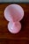 Bohemian Pink Glass Vase For Sale - Image 4 of 7