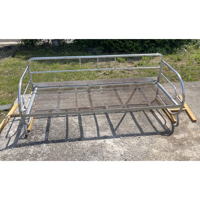 Metal Art Deco Daybed by Hynek Gottwald, 1920s For Sale - Image 7 of 11