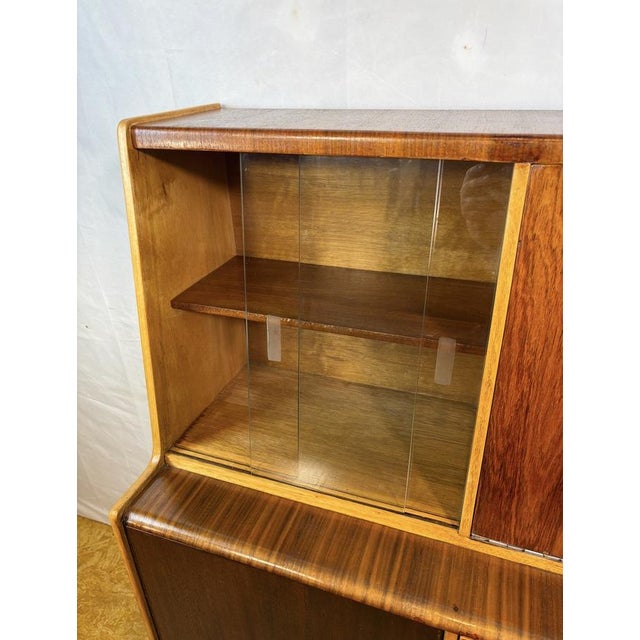 Wood Mid-Century Teak Bureau Bookcase, 1960s For Sale - Image 7 of 13