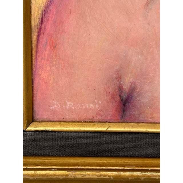 1960s Vintage Portrait Painting of Red Haired Women, Framed For Sale In West Palm - Image 6 of 6