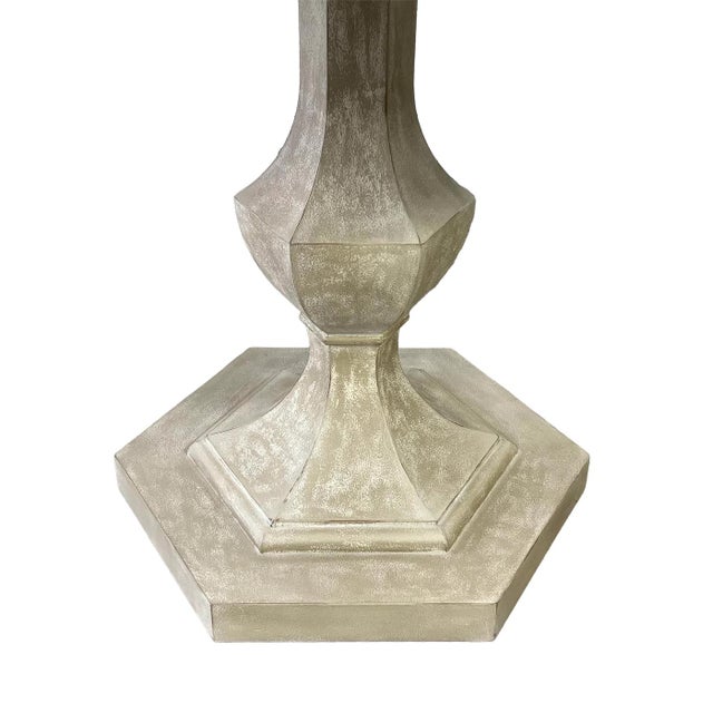 Grey Painted Neo Classic Center Table For Sale - Image 4 of 4