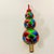 Mid-Century Boho Chic Hollywood Regency Czechosolvakian Blown Mercury Glass Christmas Tree Topper For Sale - Image 11 of 16