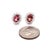Natural Tourmaline Diamond Earrings 14k Gold 1.94 TCW Certified For Sale - Image 10 of 12
