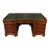 Penhurst Mahogany Desk With Green Leather For Sale