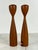 Mid-Century Danish Modern Teak Candle Holders - A Pair For Sale - Image 4 of 8