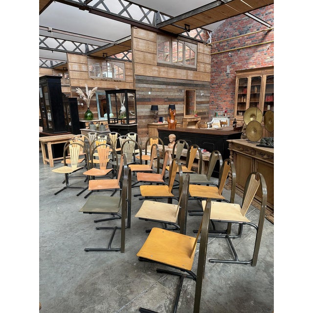 Chairs from Baumann, 1980s, Set of 24 For Sale - Image 3 of 15