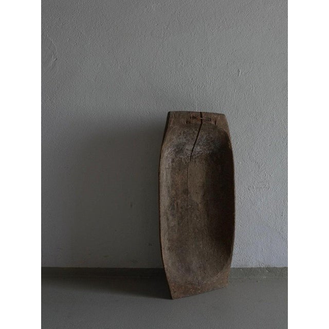 Small Rustic Carved Wooden Bowl For Sale - Image 5 of 5