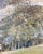 Textile Gino Federici, Shepherd with Flock, Oil on Canvas, Signed, 20th Century For Sale - Image 7 of 9