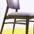 Wooden Chair with Upholstered Seat in Grey Geometric Fabric For Sale - Image 6 of 10