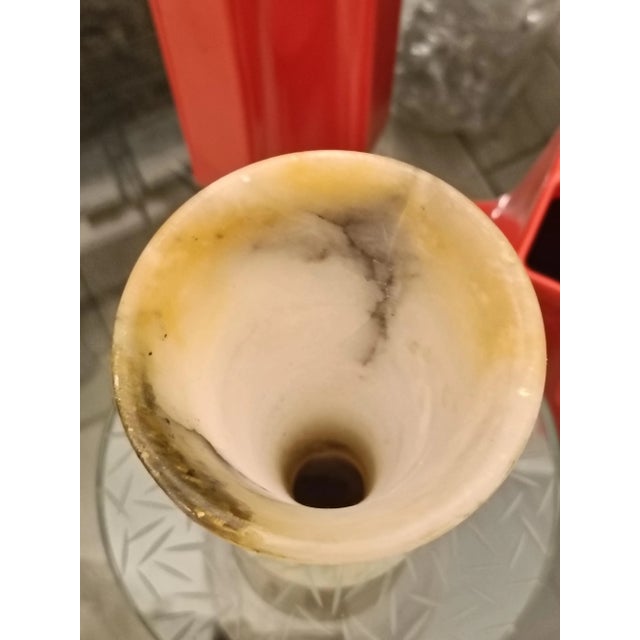 Glass Alabaster Vase by Annibale Oste, Italy, 2009 For Sale - Image 7 of 9