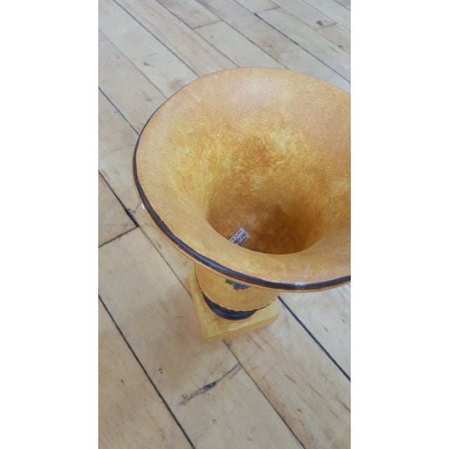 Sarreid Yellow and Grapes Vase For Sale In New York - Image 6 of 8