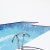 Cool and Deep - Minimalist Realism Pool Painting on Canvas - Original Artwork by Kathleen Keifer For Sale In Los Angeles - Image 6 of 9
