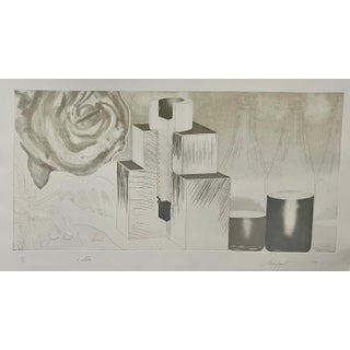 James Rosenquist, Large American Pop Art Abstract Aquatint Etching James Rosenquist Just Desert, 1979 For Sale