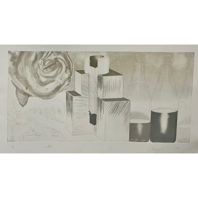 James Rosenquist, Large American Pop Art Abstract Aquatint Etching James Rosenquist Just Desert, 1979 For Sale