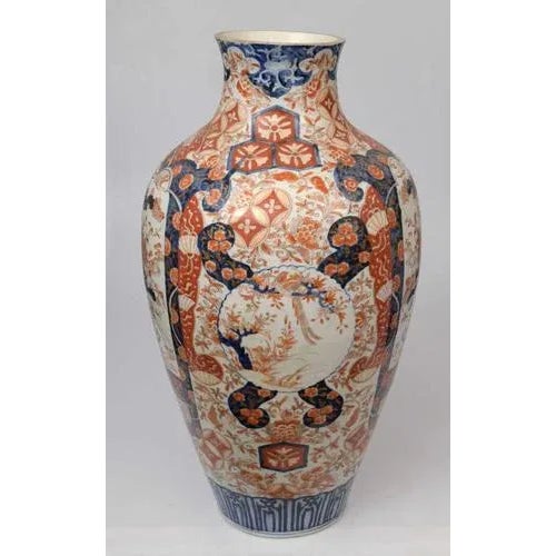 Painted Porcelain Vase For Sale - Image 3 of 8