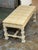 2020s French Country Louis XIII Style Plaid Upholstered Bench For Sale - Image 5 of 12