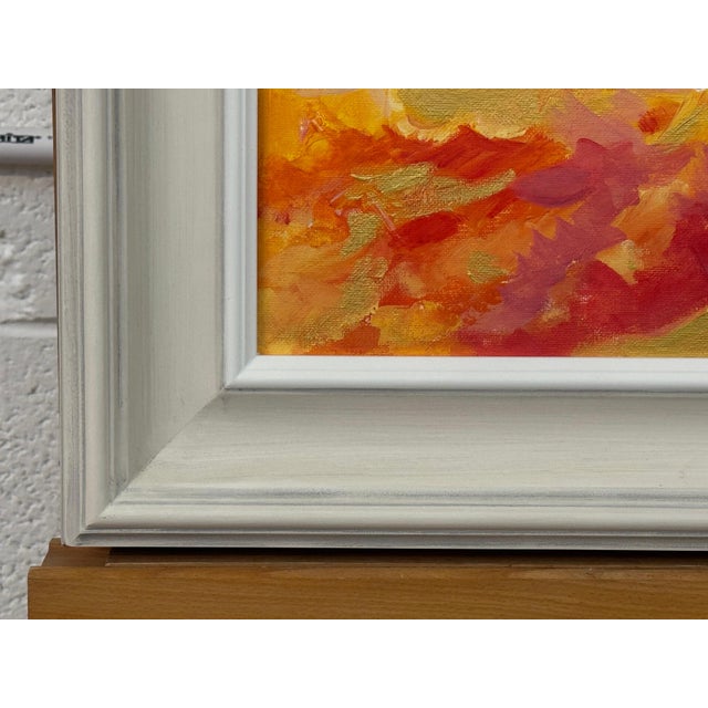 Red Abstract Expressionism using Red, Orange, Yellow & Gold by Contemporary Artist 2025 For Sale - Image 8 of 12