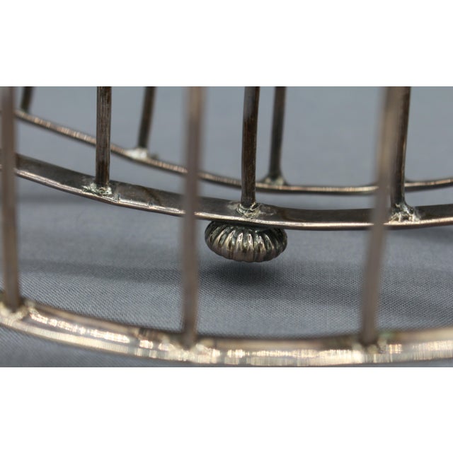 1797 Sterling Silver Toast Rack by James Kidder For Sale - Image 10 of 10