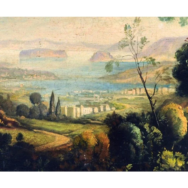 Italian Landscape - Luigi De Santis, Italy, 2006 - Oil on canvas cm. 40x60. The painting by L. De Santis is an oil on...