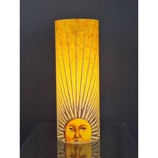 Piero Fornasetti Modern Sole Table Lamp by Piero Fornasetti for Antonangeli Illuminazione, 1990s For Sale - Image 4 of 9