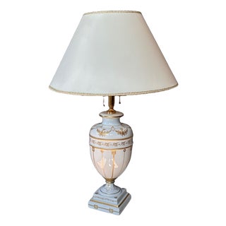 Porcelain Desk Lamp by Giulia Mangani, 1970s For Sale