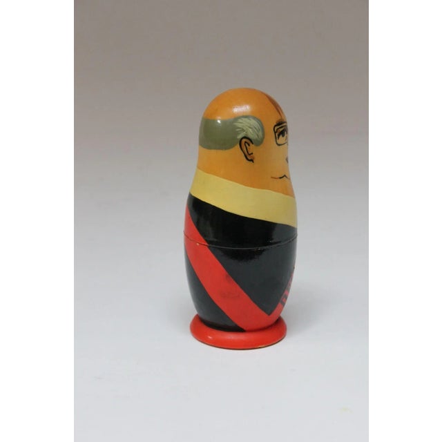 Vintate Soviet Union Leaders Matryoshka / Nesting / Russian Dolls Chairish