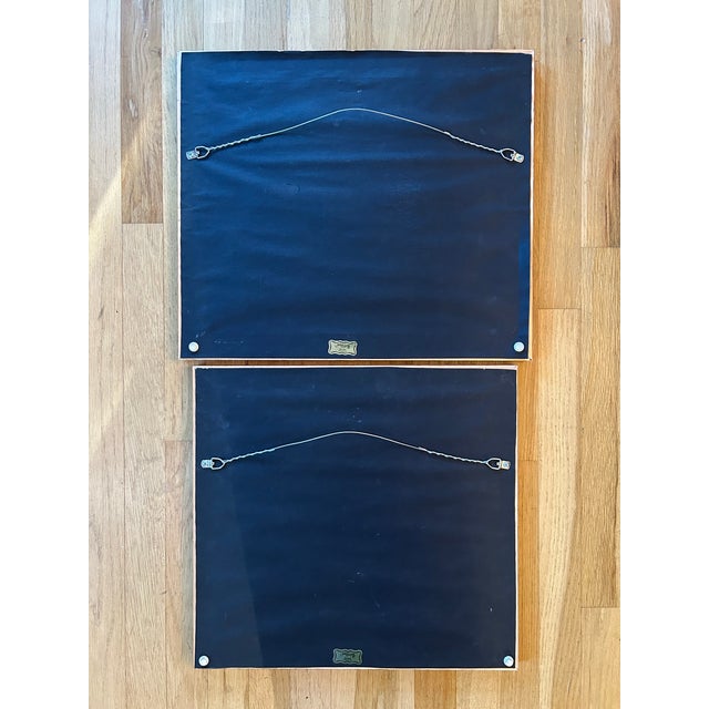 19th Century Hand Colored Engravings of Venice Newly Framed in Burlwood - A Pair For Sale - Image 12 of 12