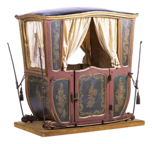 Royal Sedan Chair with Coat of Arms, 18th Century