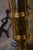 Vintage Pair Tall Brass Floor Candle Stands Holders Candlesticks For Sale - Image 4 of 15