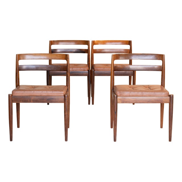 Model 301 Chairs by Kai Kristiansen, 1960s, Set of 4 For Sale