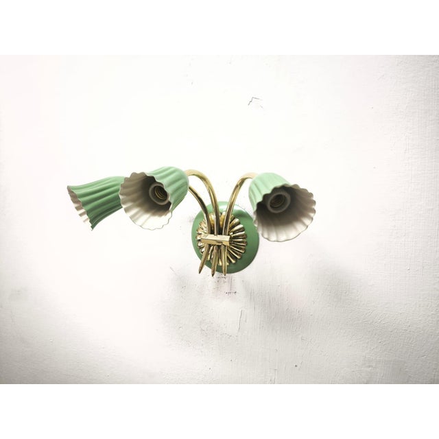 1950s Sputnik Wall Light from Tre Luci, 1940s For Sale - Image 5 of 10