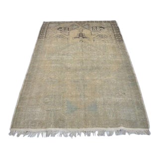 Tan Colour Handmade Turkish Rug For Sale