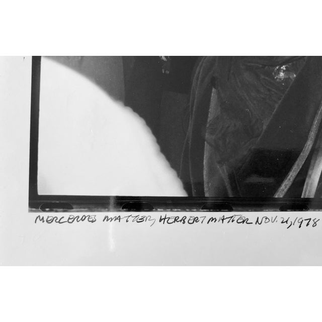 Fred McDarrah, Vintage Signed Silver Gelatin Photograph Jasper Johns Exhibit Photo Whitney Mus, 1978 For Sale - Image 4 of 9