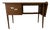 Rare MCM Merton Gershun American of Martinsville Walnut Dropleaf Desk With Aluminum Stars For Sale