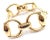 2000 - 2009 Gucci Equestrian Yellow Gold Large Horsebit Link Bracelet For Sale - Image 5 of 11