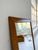 Vintage Oak and Crystal Glass Wall Mirror, Sweden, 1960s For Sale - Image 6 of 17
