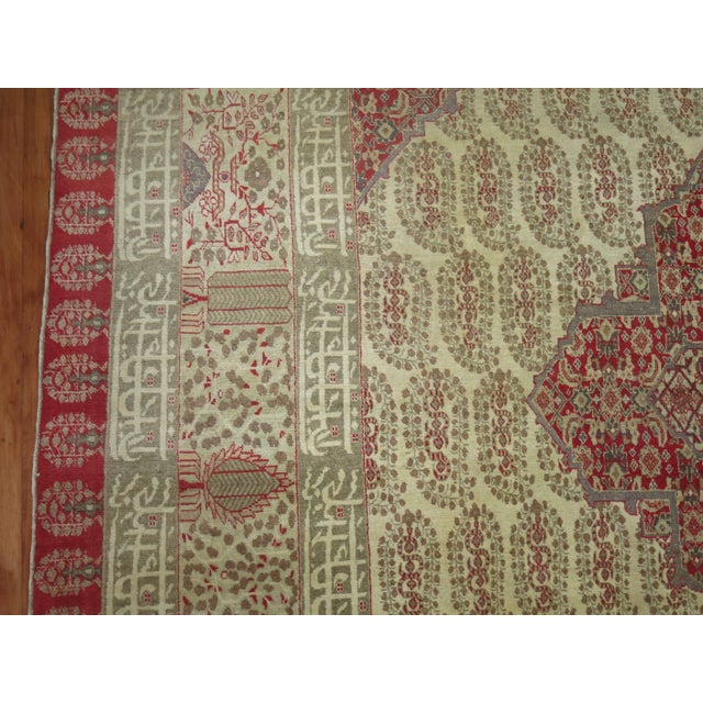 Textile Antique Persian Tabriz Dowry Rug For Sale - Image 7 of 18
