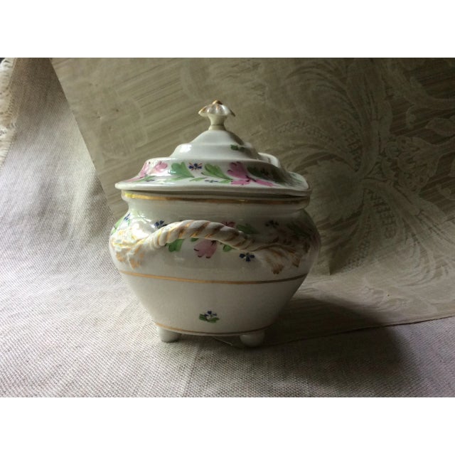 English Porcelain Small Tureen - Hand-Painted Circa 1800 For Sale - Image 6 of 10