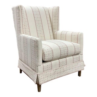 Cr Laine Ellison Wingback Lounge Chair (Model 1405-05) – Designer Showroom Sample/New! For Sale