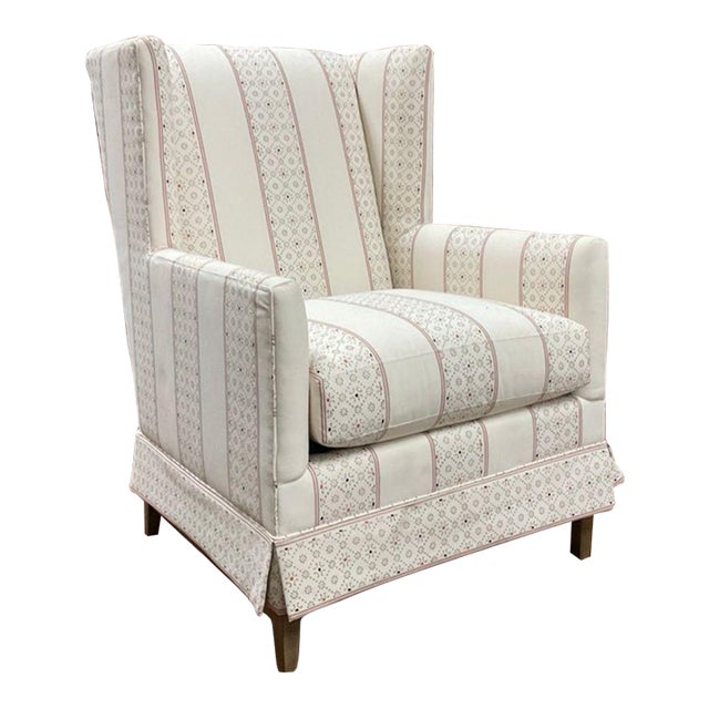 Cr Laine Ellison Wingback Lounge Chair (Model 1405-05) – Designer Showroom Sample/New! For Sale