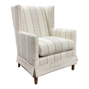 Cr Laine Ellison Wingback Lounge Chair (Model 1405-05) – Designer Showroom Sample/New!