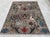 Persian Sickle Leaf Area Rug, Hand-Knotted Wool, Floral, 9x12, Stone & Indigo For Sale - Image 3 of 11