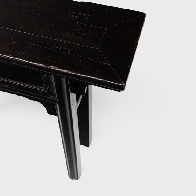 Late 19th Century Chinese Beveled Leg Incense Table, C. 1890 For Sale - Image 5 of 7