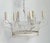 Late 20th Century Vintage Regency Wire Basket Six Arm Chandelier For Sale - Image 5 of 6