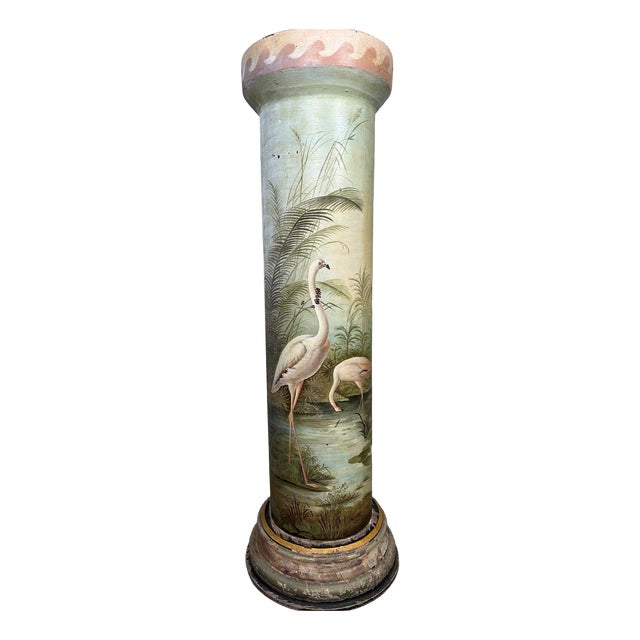 Vintage French Column in Stoneware, 1960s For Sale