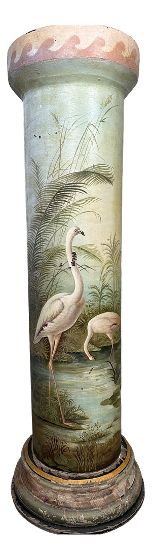 Vintage French Column in Stoneware, 1960s
