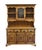 American Keller Furniture Solid Maple Colonial Early American 54" Buffet W. Display Hutch For Sale - Image 3 of 15