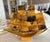 Mid 20th Century Italian Folk Art Horn and Brass Clipper Ship Model For Sale - Image 5 of 11