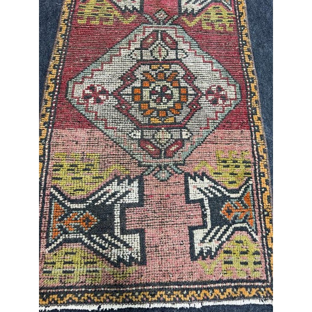 Contemporary Turkish Yastik Rug 1'9" x 3' For Sale - Image 3 of 5